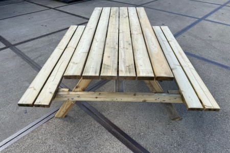 Picknicktafel met opklapbare banken